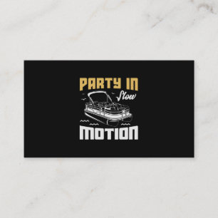 30.Pontoon Boot Geschenke für einen Bootsanleger Visitenkarte