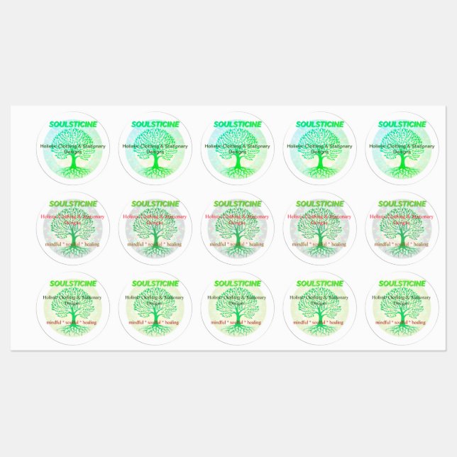 30 SOULSTICIN-Aufkleber Etiketten (Blatt)