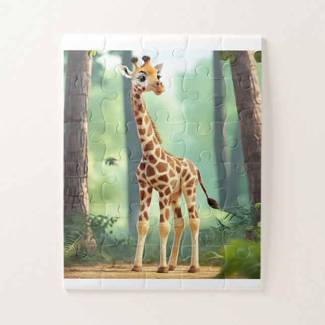 30 Stück Kinder Giraffe Puzzle (Vertikal)