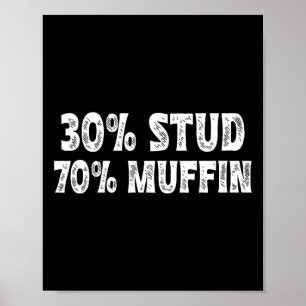 30 Stud 70 Muffin Lustige Valentinsgrüße Vatertag Poster