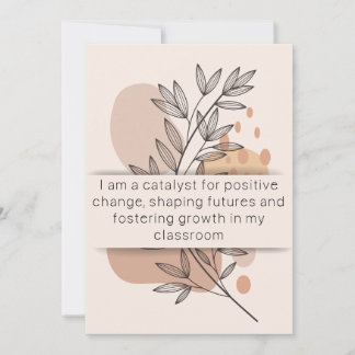 30. Tag: Teacher Affirmation Mental Health Card