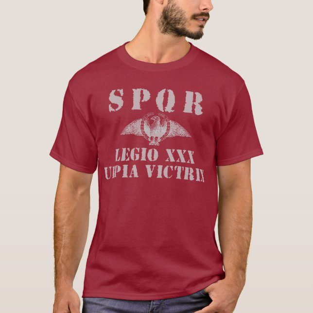 30 Trajans 30. siegreiche Legion - römisches Eagle T-Shirt (Vorderseite)