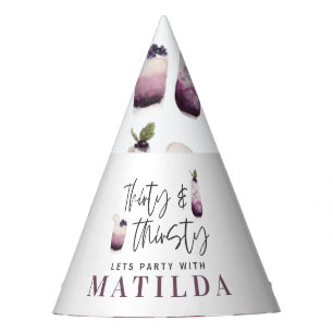 30. und durstig 30. Party Partyhütchen