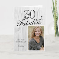 30 und fabelhaftes Rustikales Holz Elegant Geburts