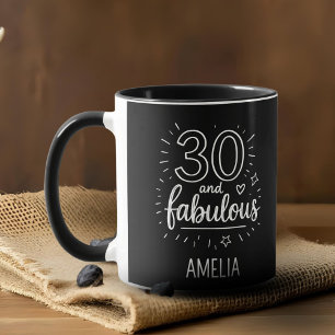 30 und fantastisch Doodle Alles Gute zum 30. Gebur Tasse