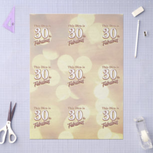 30 und Fein-Gewebe Seidenpapier