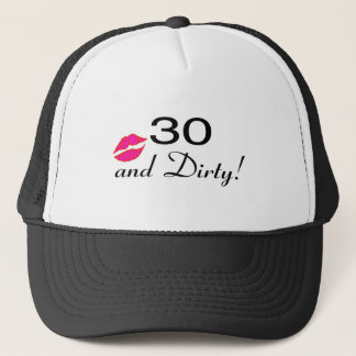 30 und schmutzige Lippen Truckerkappe
