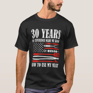 30 US-Flag-Grillbarbecue T-Shirt