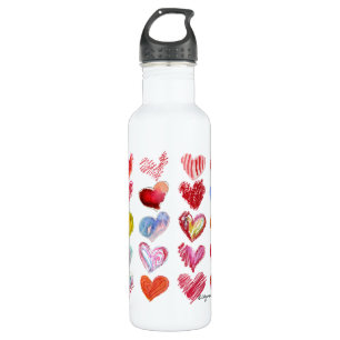 30 Valentine Liebe Herz Wasser Trinkflasche
