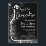 30. Wein Geburtstag Einladung. Alter bis Perfektio Einladung<br><div class="desc">30. Wein Geburtstag Einladung. Alter bis Perfektion. Roter Wein. Weinprobe Einladung. Schwarz und Silberner Glitzer Champagner. 18. 20. 21. 30. 40. 50. 60. 70. 80. 90. 100.,  Any Ages.
Für weitere Anpassungen klicken Sie bitte auf die Schaltfläche "Anpassen" und verwenden Sie unser Designwerkzeug,  um diese Vorlage zu ändern.</div>