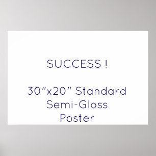 30"x20" Standardposter halbmatt Poster