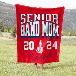 30"x40" Schulband Senior Mama Stadium Fleecedecke