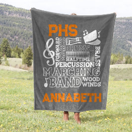 30"x40"-Schulband-Stadion Fleecedecke