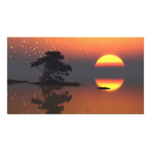 30" x 24" Papierposter: "Tagesanbruch"-Bild Fotodruck