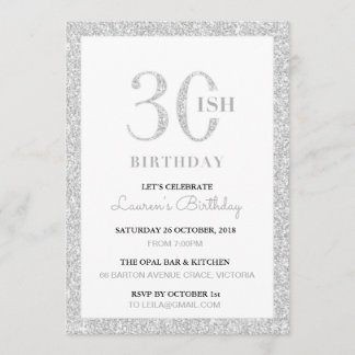 30ish Birthday Party Einladung
