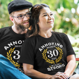 30th Anniversary Tee Gift for couples