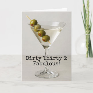 30th Birthday Custom Funny Greeting Karte