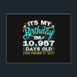 30th Birthday | It Is My 30th Birthday Postkarte<br><div class="desc">30th Birthday | It Is My 30th Birthday</div>