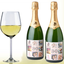 30th birthday party rose gold pink photo collage