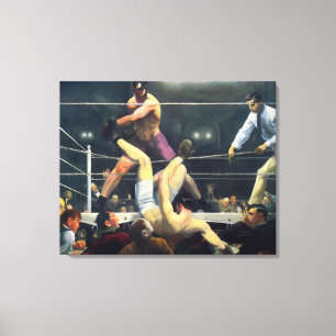 30x24 Vintag Art Sports Boxing 1924 Leinwand