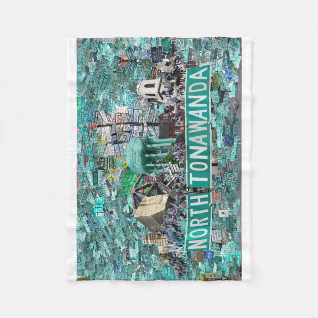 30x40 Fleece Blanket - Streets of NT  (Vorderseite)