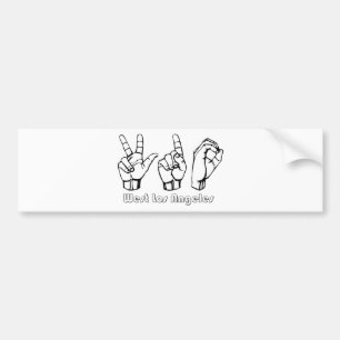 310- - West-Los Angeles Autoaufkleber