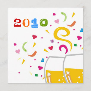 311-2010 Toast to the New Year Invite Einladung