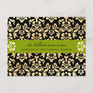 311-Belladonna Damaske Limone Postkarte