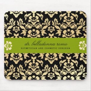 311-Belladonna Damast Limones Mousepad