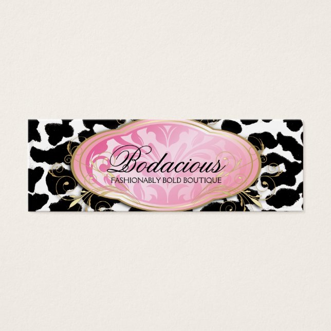 311 Bodacious Boutique Leopard Hang Tag (Vorderseite)