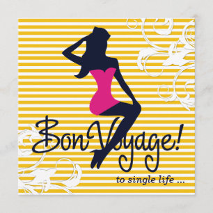 311 Bombshell Silhouette Nautical Theme Lingerie Einladung