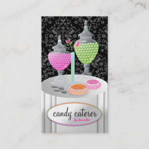 311-Candy Schwarzes des Lebensmittellieferant- Visitenkarte