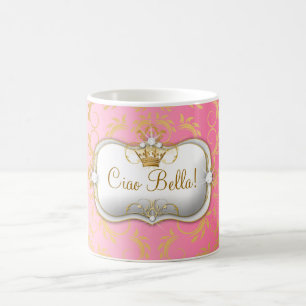 311 Ciao Bella das goldene göttliche Rosa Kaffeetasse