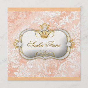 311 Ciao Bella "Pfirsiche & Creme" Vintage Chic Einladung