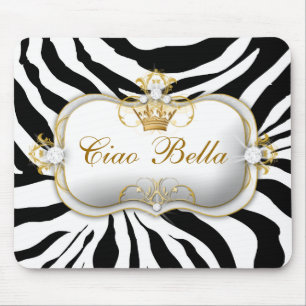311 Ciao Bella Zebra-Streifen Mousepad