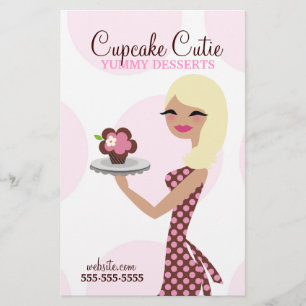 311 Cupcake Süsse Blonde Flyer