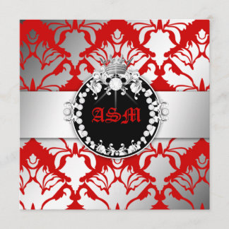 311-Damask Shimmer Königin Kisses Süß 16 Kirsche Einladung