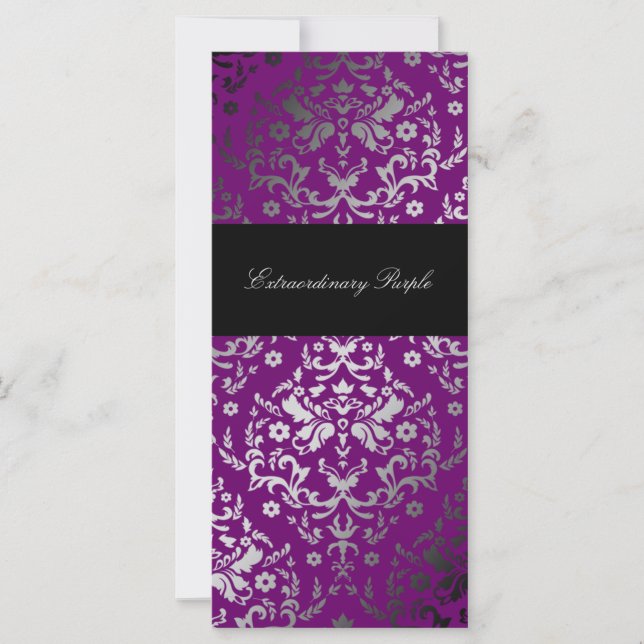 311 Dazzling Damask Außergewöhnlich Lila (Vorderseite)