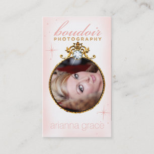 311 Diamant-Boudoir-Fotografie-Schablone Visitenkarte