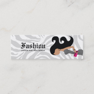 311-Fashionista Hangtag Mini Visitenkarte