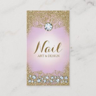 311 Flieder-Diamant-Vintager bezaubernder Visitenkarte