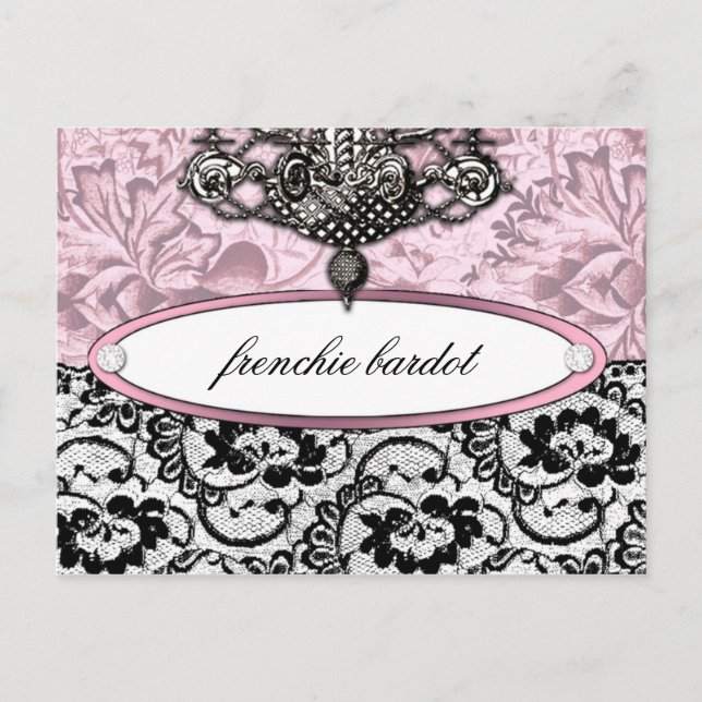 311 Frenchie Budoir Postkarte (Vorderseite)