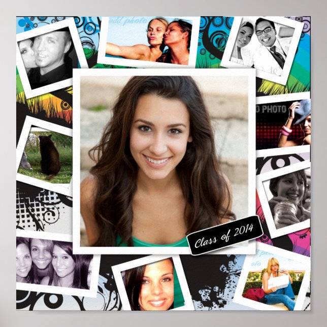 311 Fun Abschluss Collage Print Poster (Vorne)