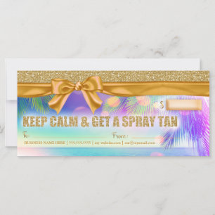 311 Geschenkgutschein für Radiant Palm Spray Tan