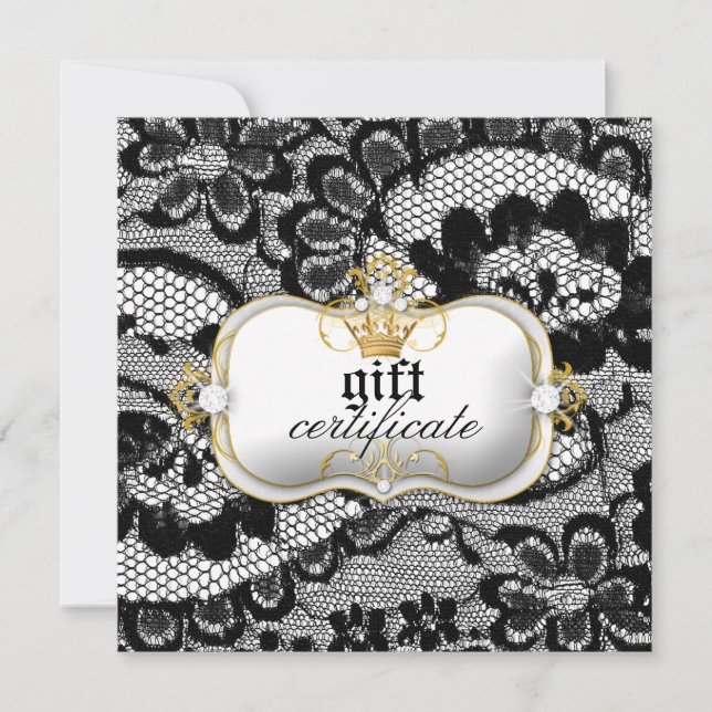 311 Geschenkgutschein von Lace De Luxe (Vorderseite)