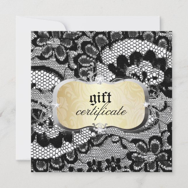 311 Geschenkgutschein von Lace De Luxe (Vorderseite)
