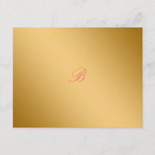 311-Golden diVine Mango RSVP Karte