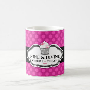 311 göttliche rosa Punkte Kaffeetasse