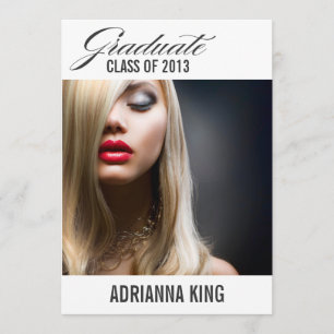 311 Graduierte Ankündigung Kohle Grau Text