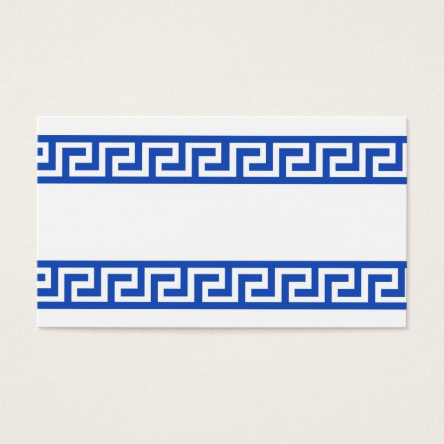 311 GREEK KEY NAME CARD (Vorderseite)
